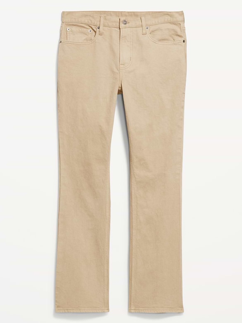 Old Navy Women’s High-Waisted Boot-Cut Stretch Chino Pants | Khaki Tan | Size 30